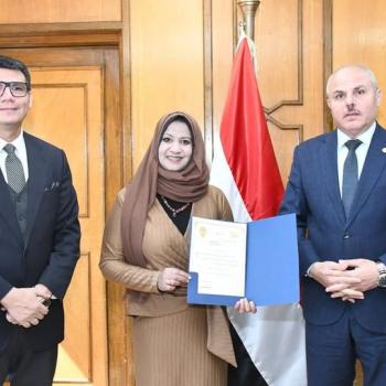 تهنئة: الأستاذة شيماء موسى أمين كليه الصيدلة 